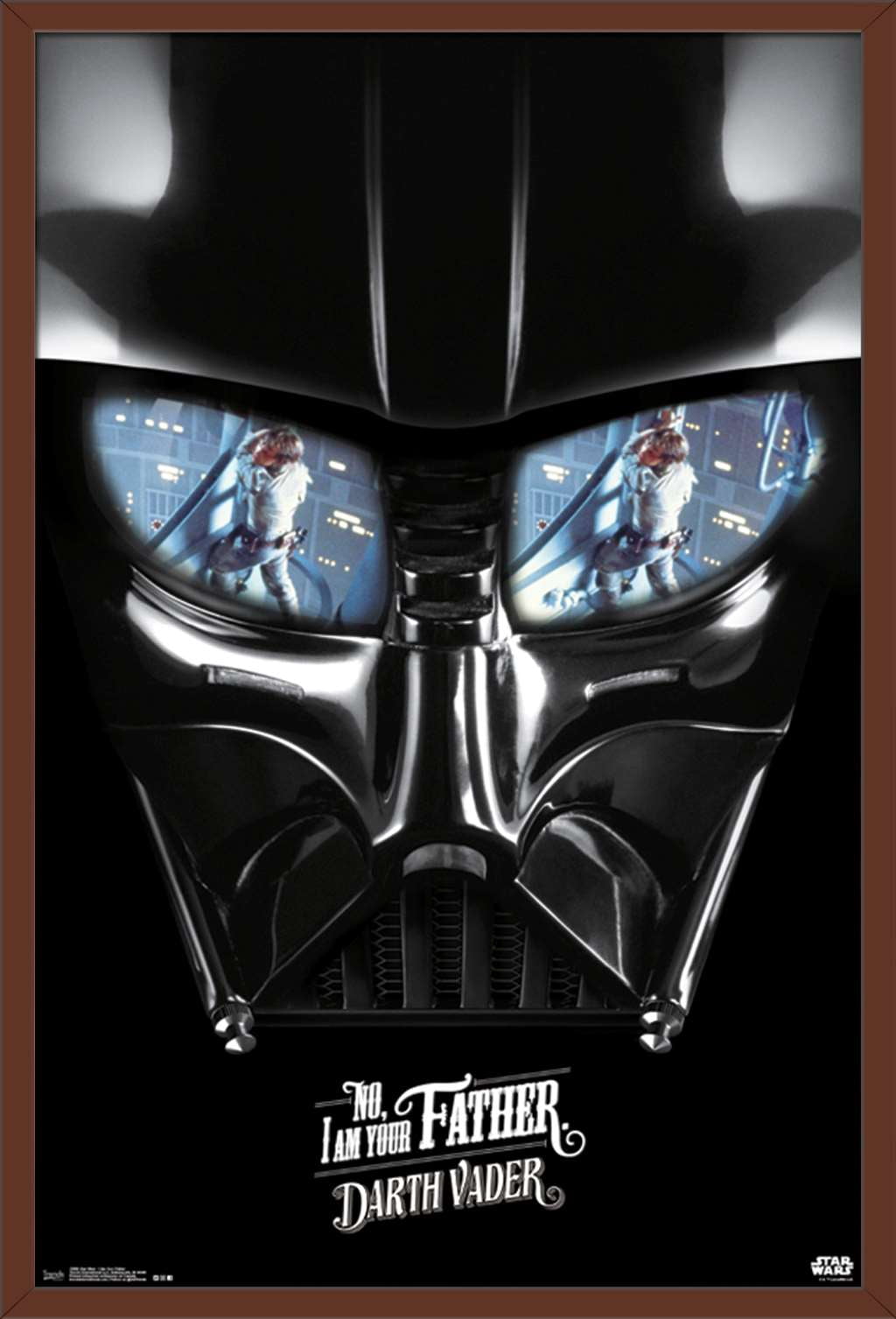 Star Wars: Saga - I Am Your Father Wall Poster, 22.375" x 34", Framed