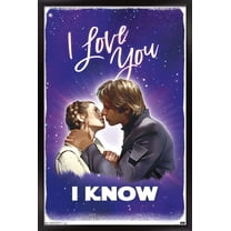 Star Wars: Saga - I Love You I Know Wall Poster, 14.725" x 22.375", Framed