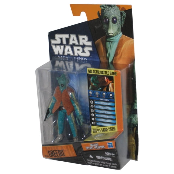 Star Wars Saga Legends No. 04 Greedo Action Figure 2010 Hasbro