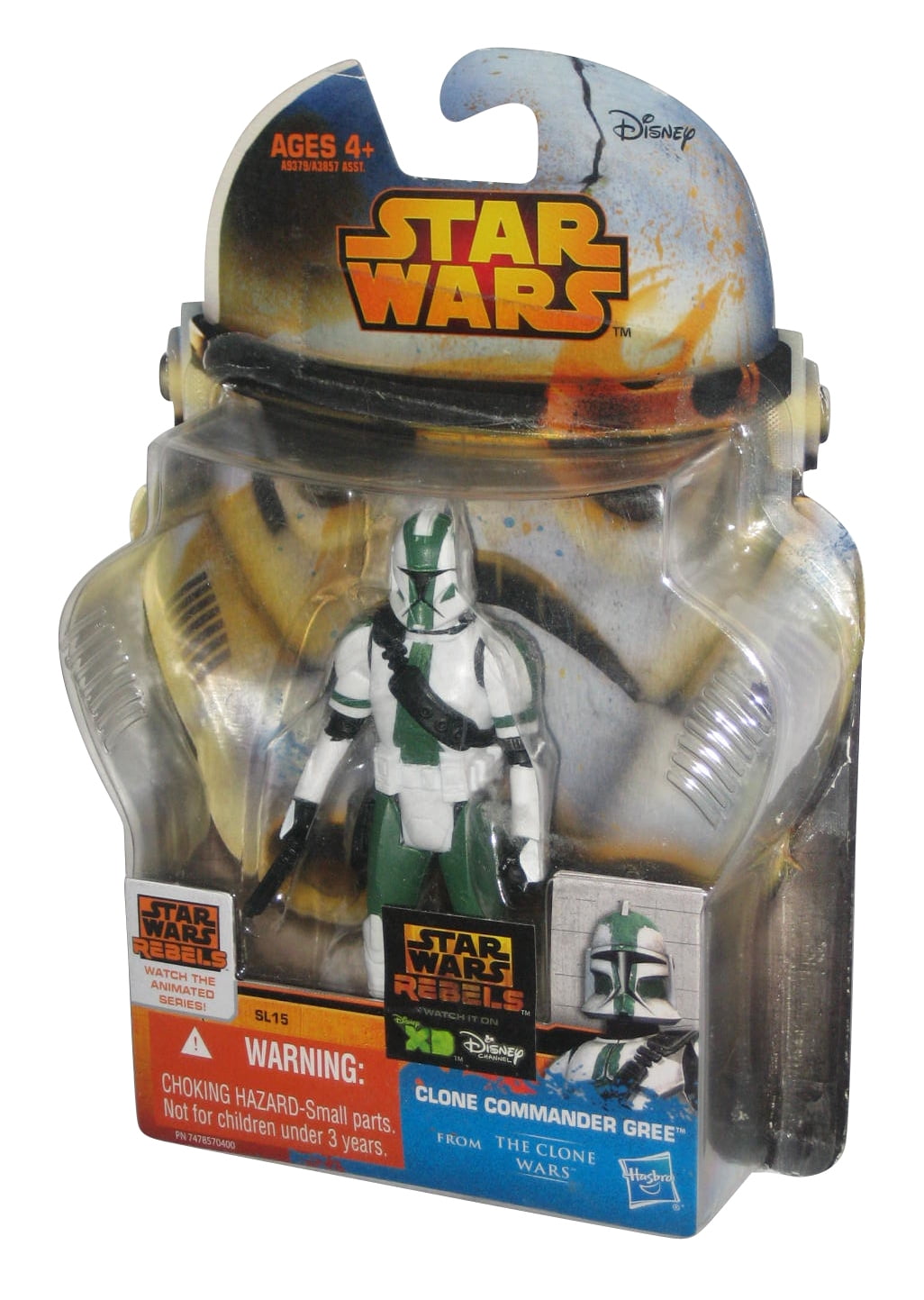 Star Wars Saga Legends Clone Commander Gree 2014 Hasbro Figure