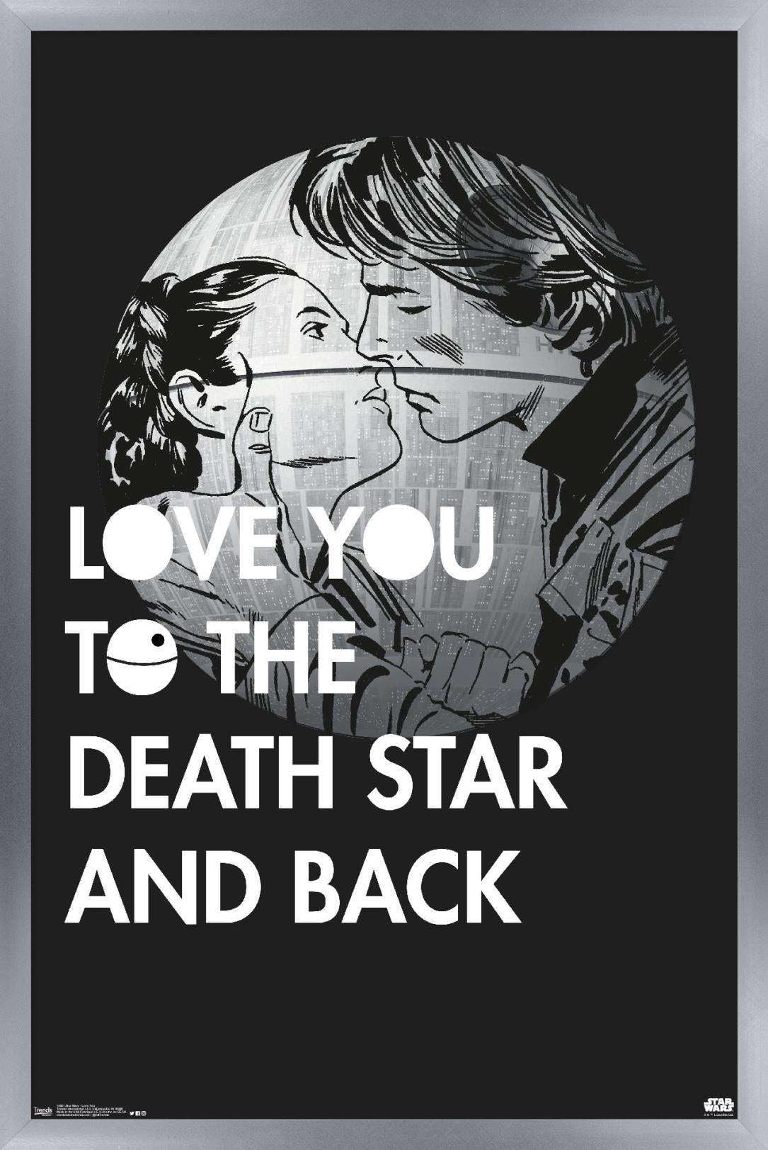 Star Wars: Saga - Love You Wall Poster, 14.725" x 22.375", Framed