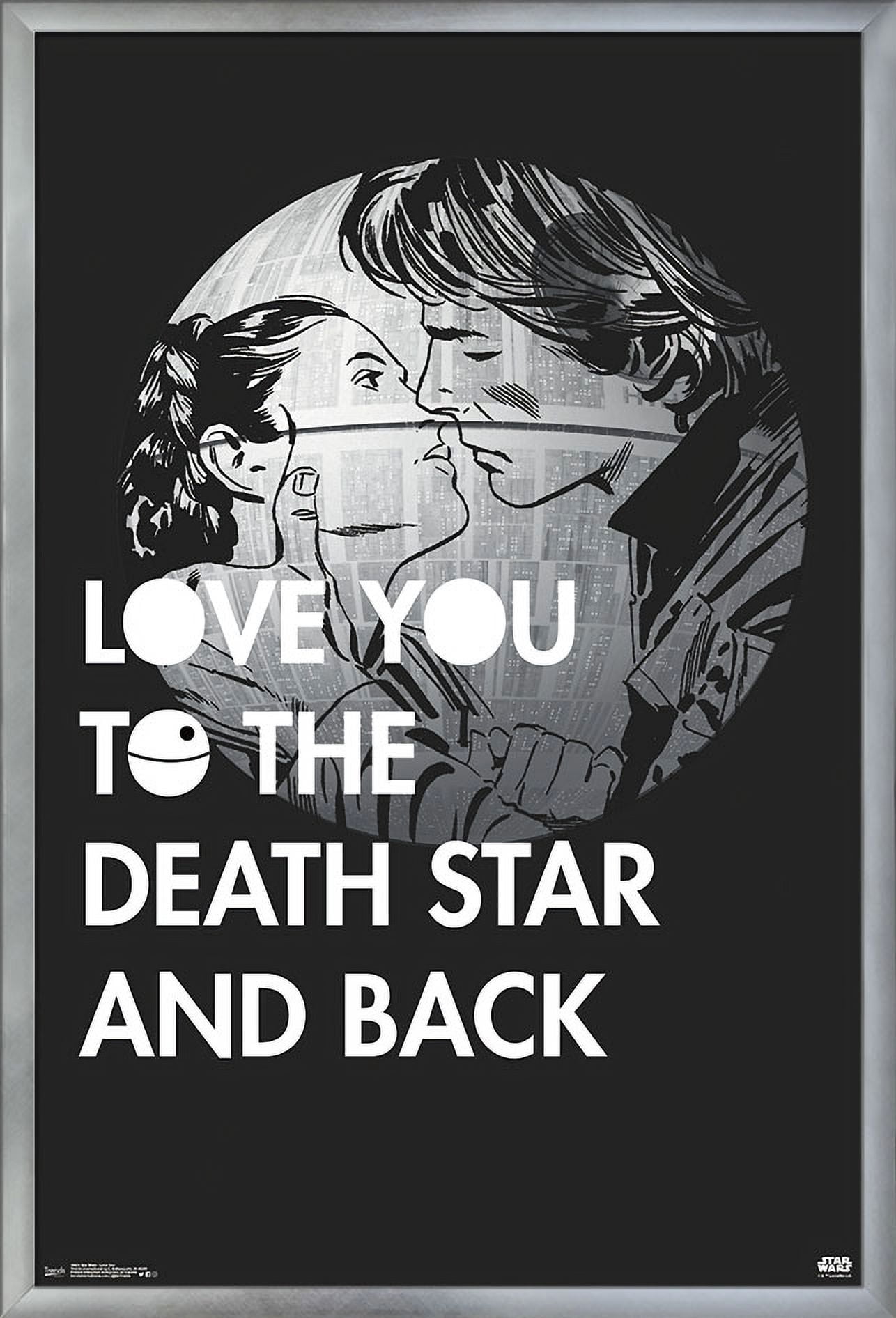 Star Wars: Saga - Love You Wall Poster, 22.375" x 34", Framed