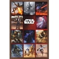 thumbnail image 1 of Star Wars: Saga - Moments Grid Wall Poster, 14.725" x 22.375", Framed, 1 of 5