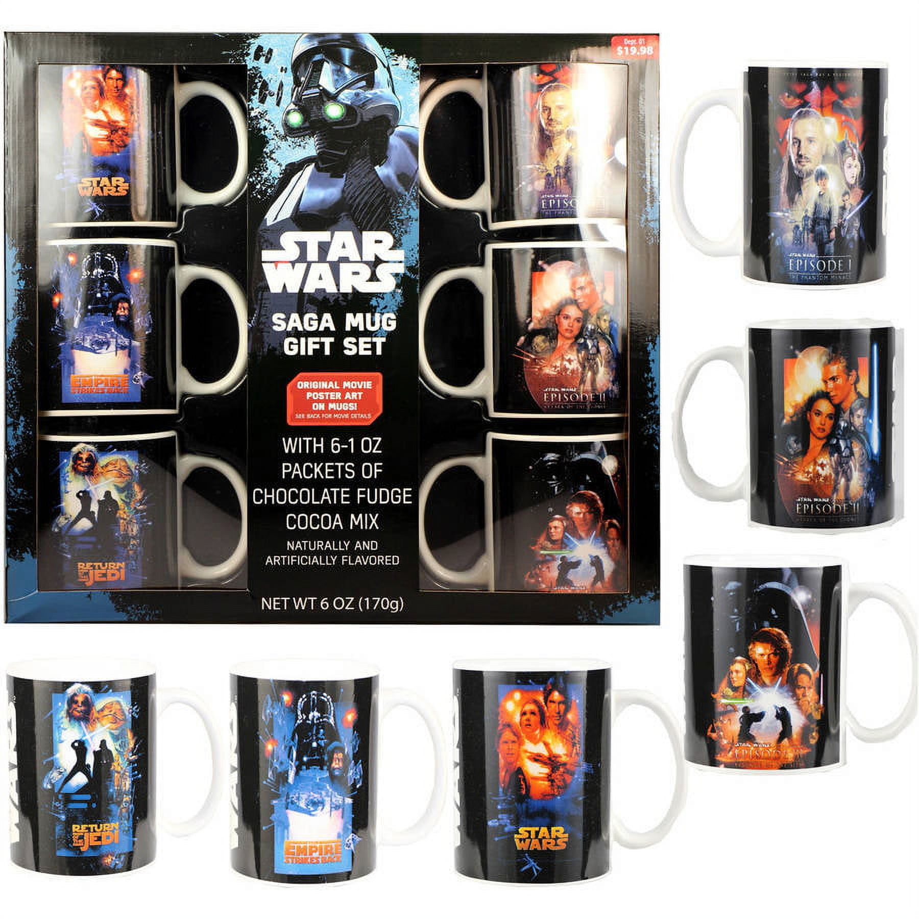 Star Wars Limited Edition 6 Mug Gift Set 2 Pack bundle 