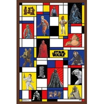 Star Wars: Saga - Pop Grid Wall Poster, 22.375" x 34" Framed