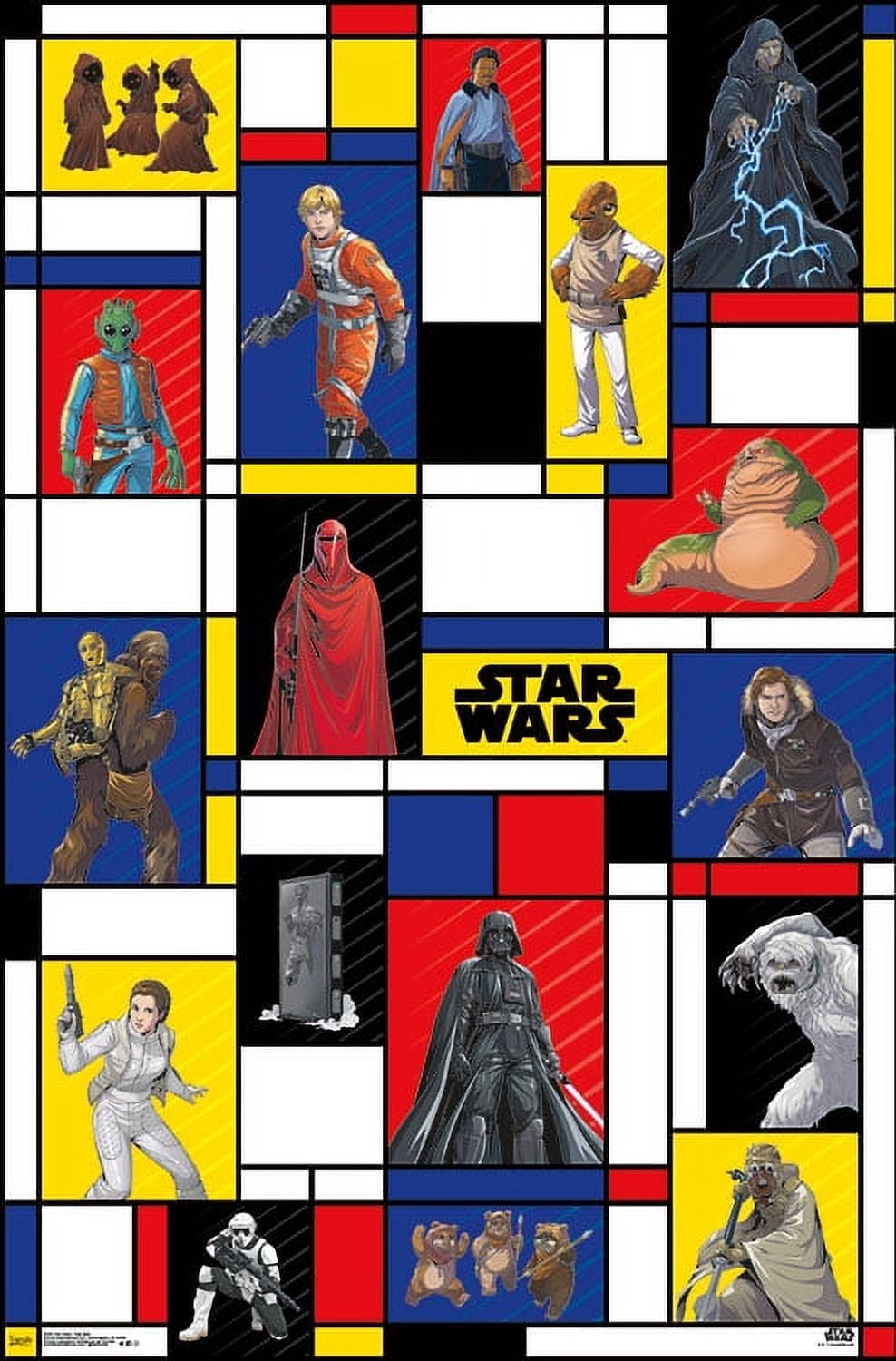 Star Wars - Pop Grid Poster and Poster Clip Bundle