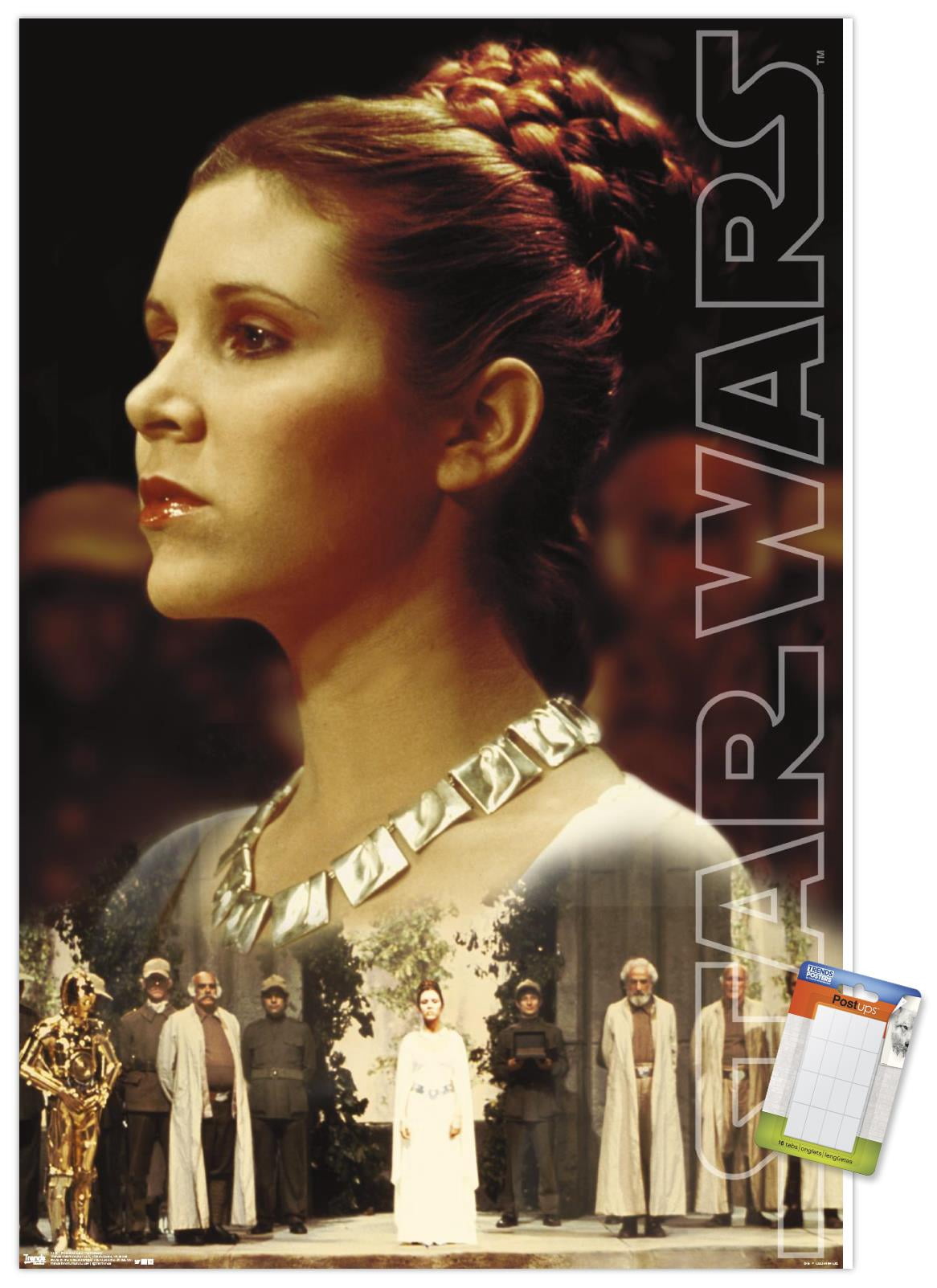 Star Wars: Saga - Princess Leia - Ceremony Wall Poster, 22.375" x 34"