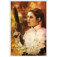 thumbnail image 1 of Star Wars: Saga - Princess Leia - Signature Wall Poster, 22.375" x 34", Framed, 1 of 2