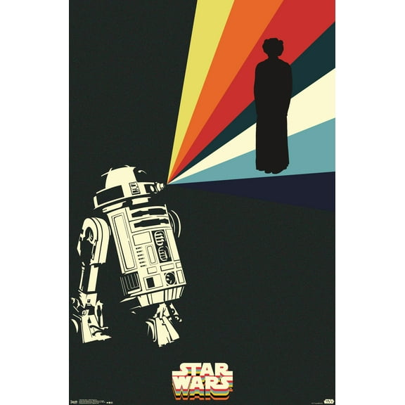 Star Wars: Saga - R2D2 Projection Wall Poster, 22.375" x 34"