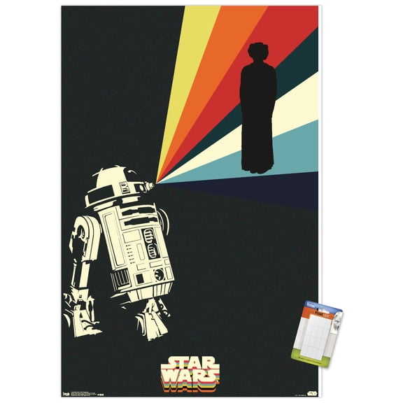 Star Wars: Saga - R2D2 Projection Wall Poster, 22.375" x 34"