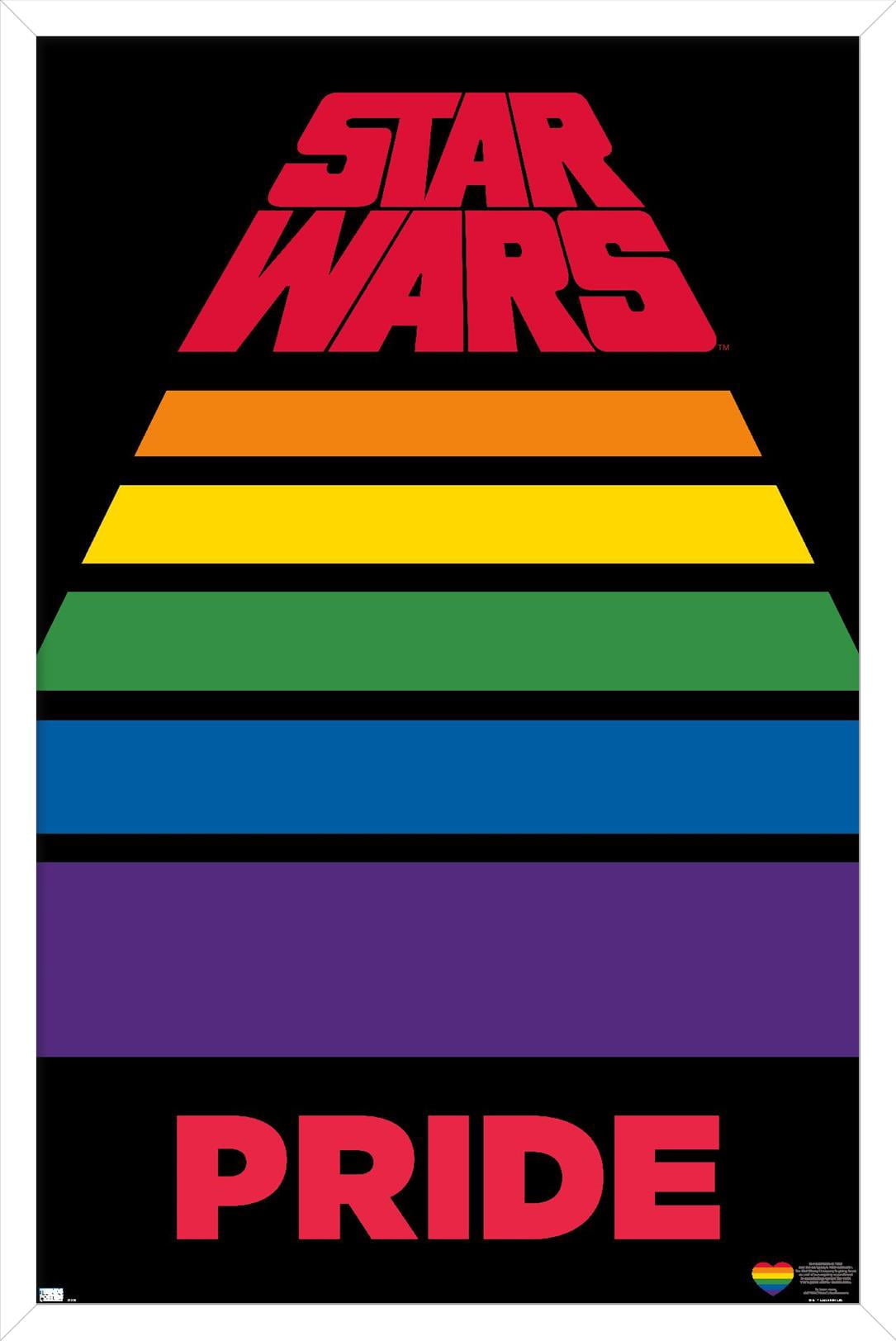 Star Wars: Saga - Scroll Pride Wall Poster, 14.725" x 22.375" Framed