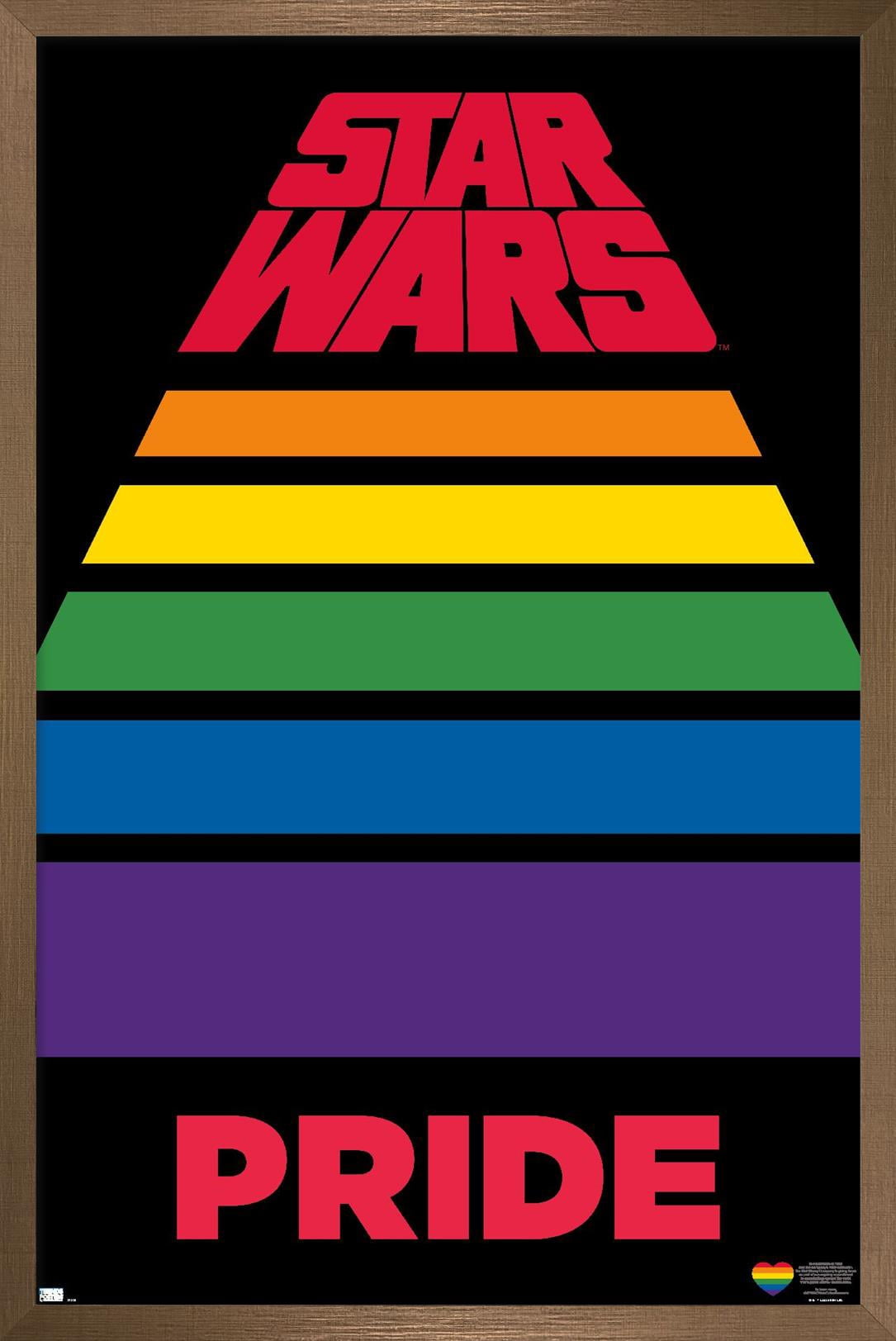 Star Wars: Saga - Scroll Pride Wall Poster, 22.375" x 34" Framed