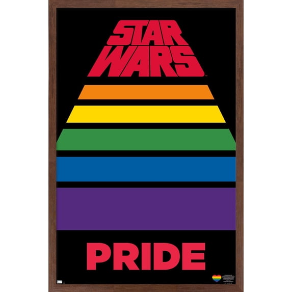Star Wars: Saga - Scroll Pride Wall Poster, 22.375" x 34" Framed