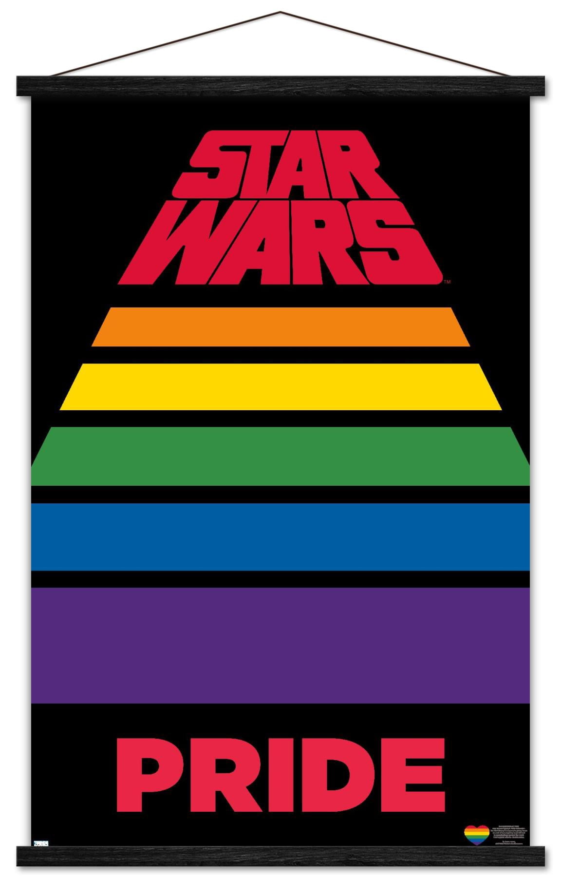 Star Wars: Saga - Scroll Pride Wall Poster with Magnetic Frame, 22.375" x 34"
