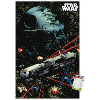 Star Wars: Episode VI - Movie Poster / Print (Space Battle) (Size: 27  X38)