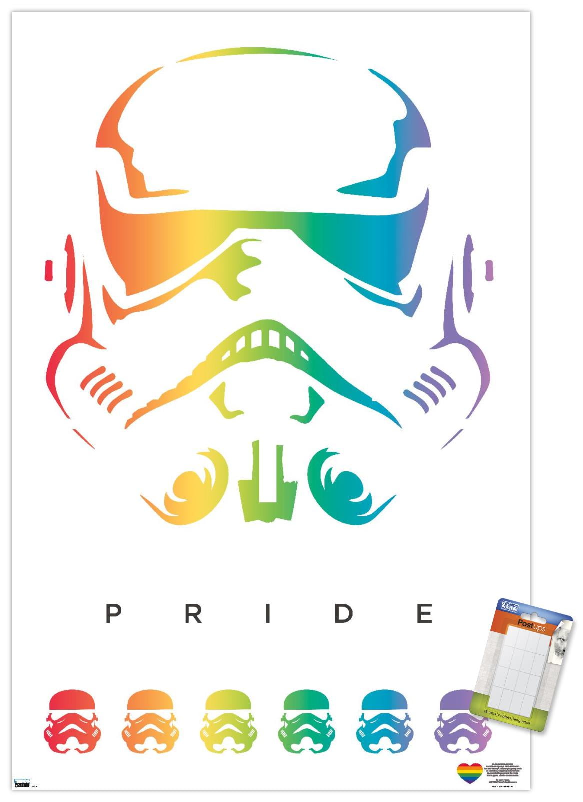 Star Wars: Saga - Stormtrooper Pride Wall Poster, 14.725" x 22.375"