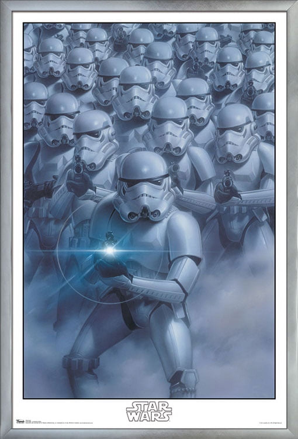 Star Wars: Saga - Stormtroopers Wall Poster, 22.375" x 34", Framed