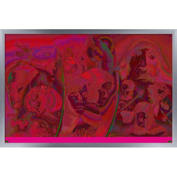 Star Wars: Saga – Trilogy Wave Wall Poster, 14.725" x 22.375" Framed