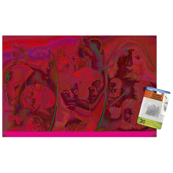 Star Wars: Saga – Trilogy Wave Wall Poster with Push Pins, 14.725" x 22.375"