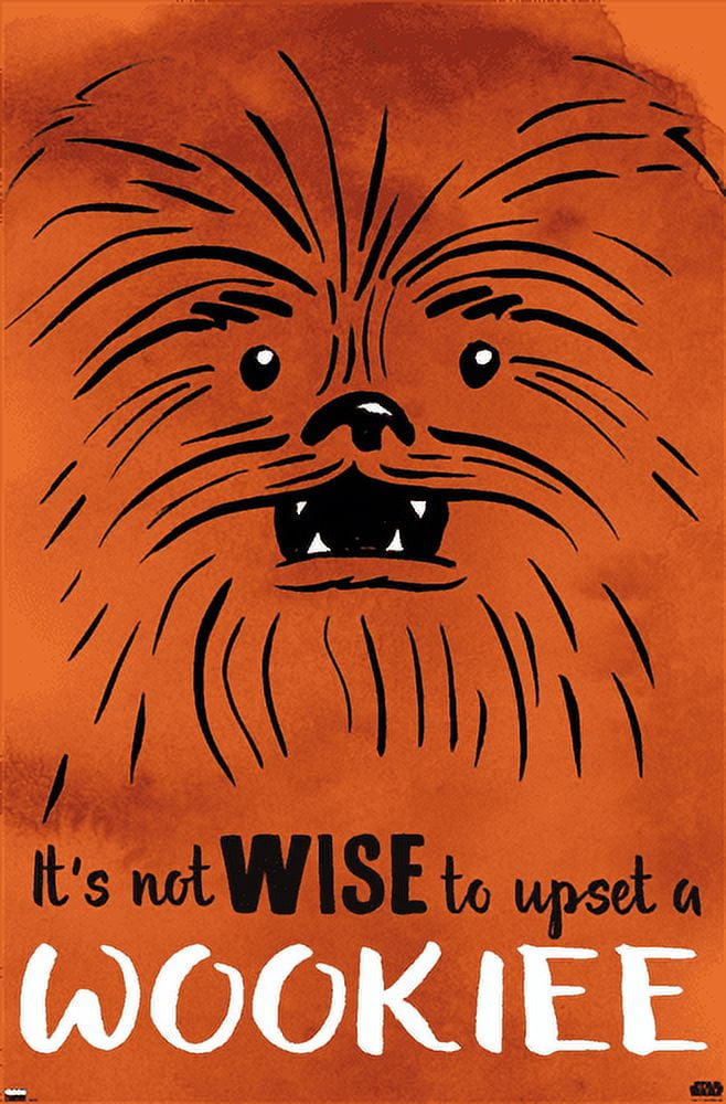 Star Wars: Saga - Upset A Wookiee Wall Poster, 14.725" x 22.375"