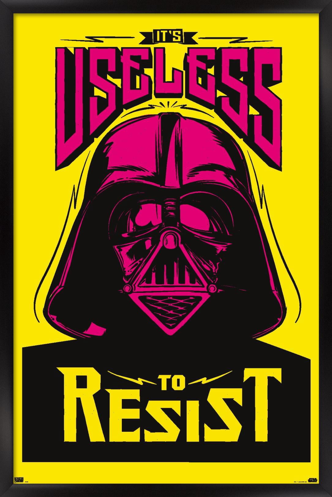 Star Wars: Saga - Useless to Resist Wall Poster, 22.375" x 34", Framed