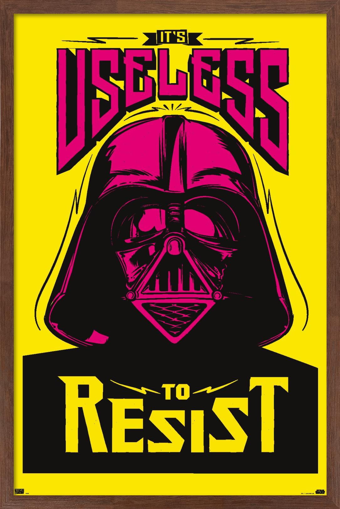 Star Wars: Saga - Useless to Resist Wall Poster, 22.375" x 34", Framed