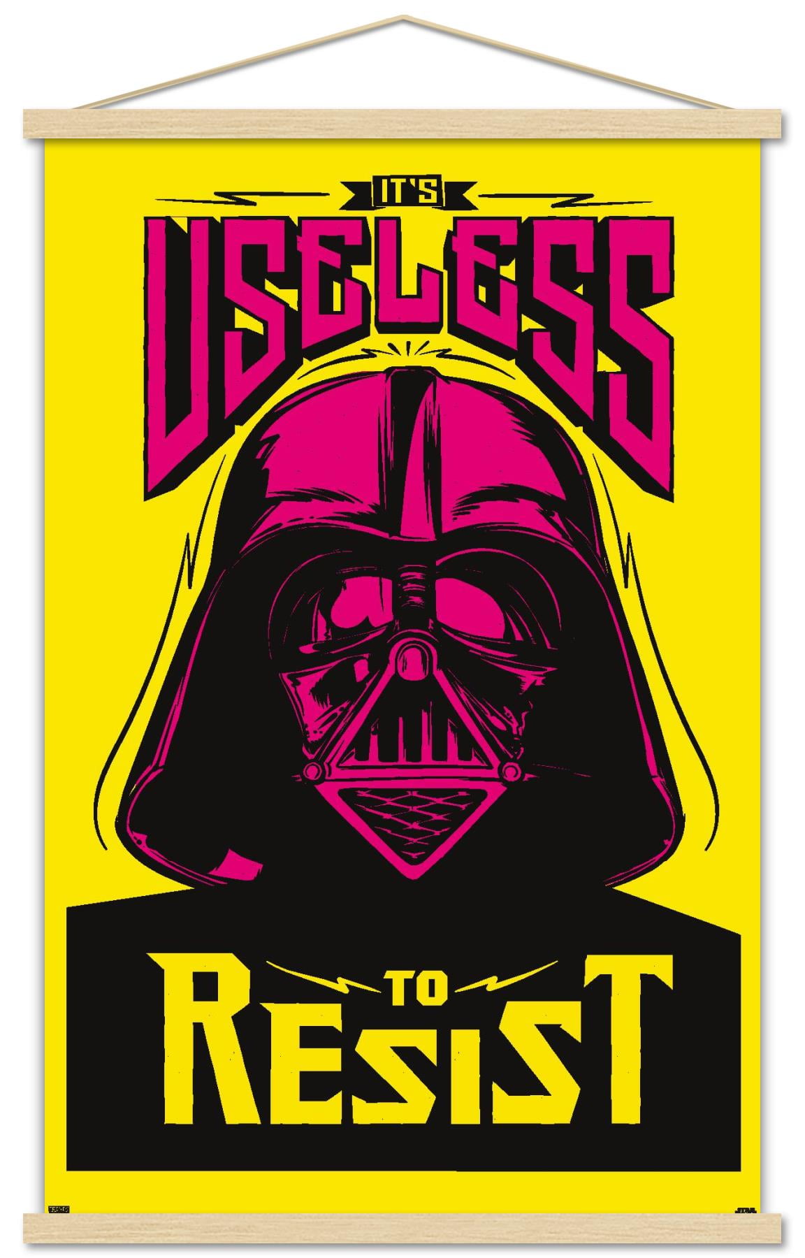 Star Wars: Saga - Useless to Resist Wall Poster with Wooden Magnetic Frame, 22.375" x 34"
