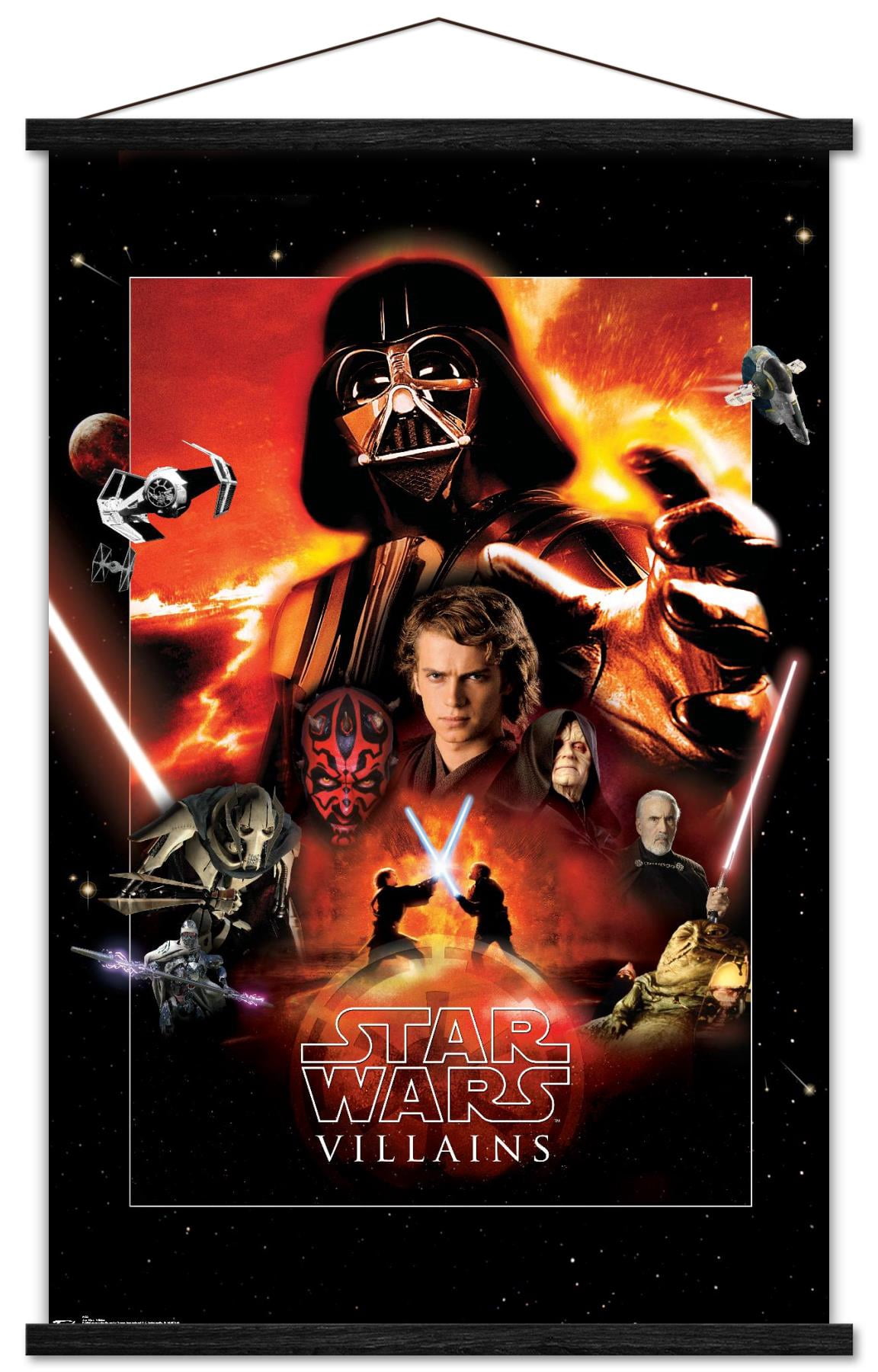 STAR WARS SAGA POSTER ステッカーセットB 公式] STARWARS キャラクターステッカー EPISODEⅢ ポスター