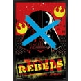 thumbnail image 1 of Star Wars: Saga - Vader Rebel Wall Poster, 22.375" x 34", Framed, 1 of 2