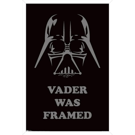 Star Wars: Saga - Vader Was Framed Wall Poster, 14.725" x 22.375" Framed