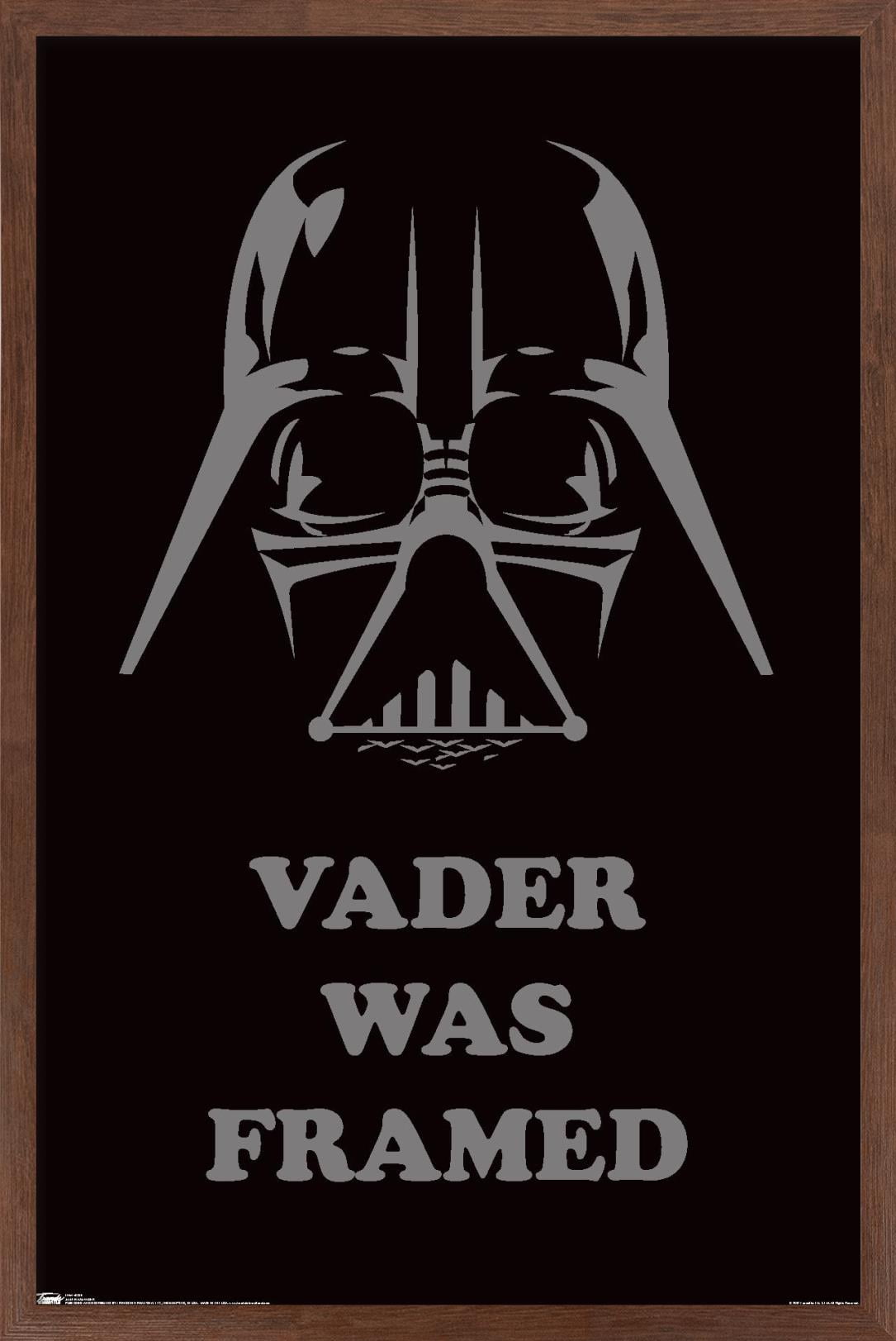 Star Wars: Saga - Vader Was Framed Wall Poster, 14.725" x 22.375", Framed