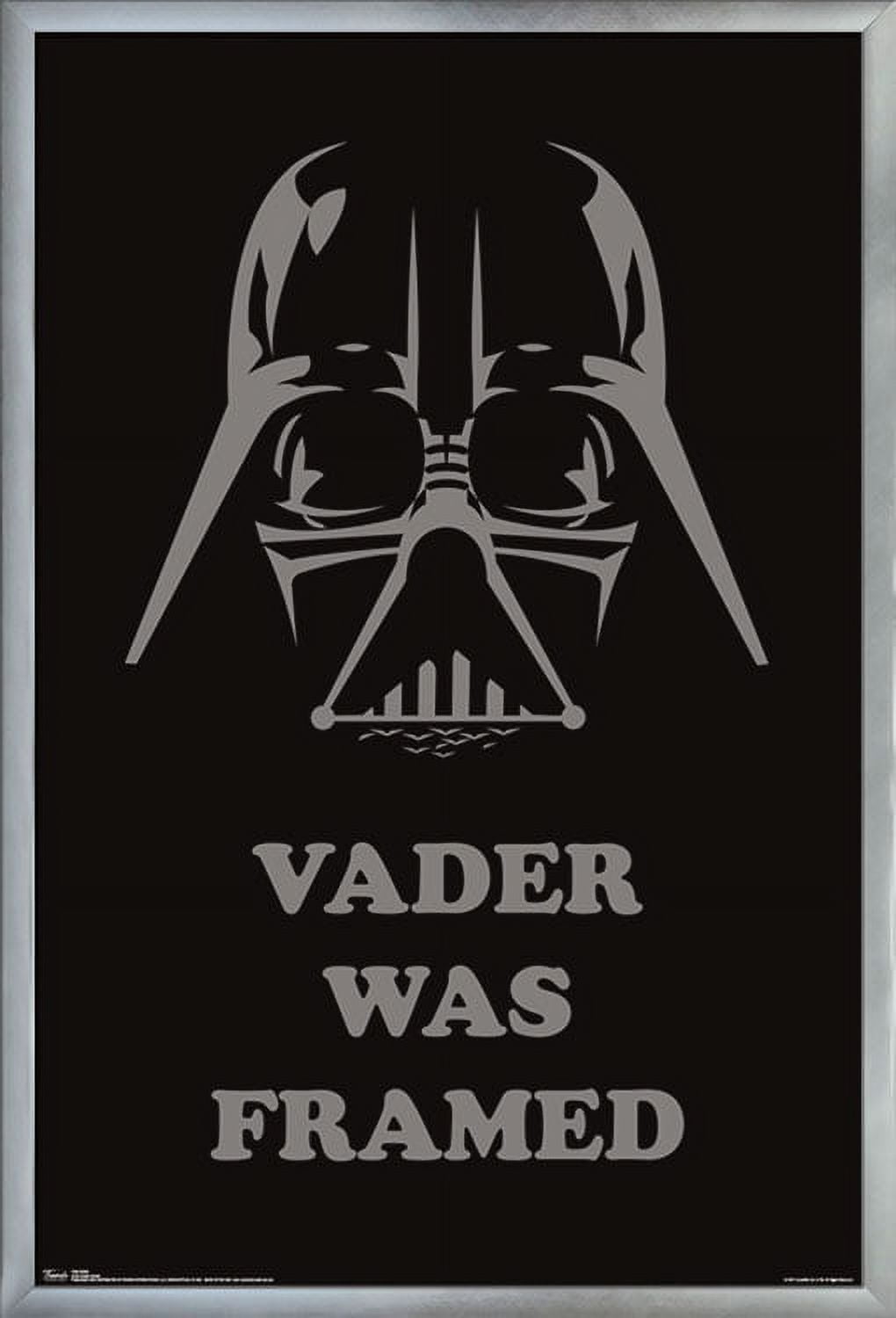 Star Wars: Saga - Vader Was Framed Wall Poster, 22.375" x 34", Framed