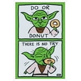 thumbnail image 1 of Star Wars: Saga - Yoda Donut Wall Poster, 14.725" x 22.375", Framed, 1 of 3
