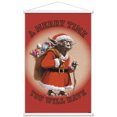 thumbnail image 1 of Star Wars: Saga - Yoda Merry Time Wall Poster with Wooden Magnetic Frame, 22.375" x 34", 1 of 4