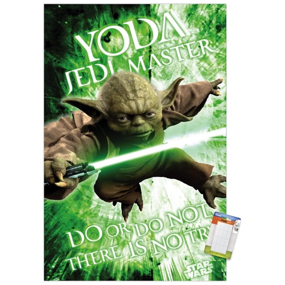 Star Wars: Saga - Yoda Wall Poster, 14.725" x 22.375"