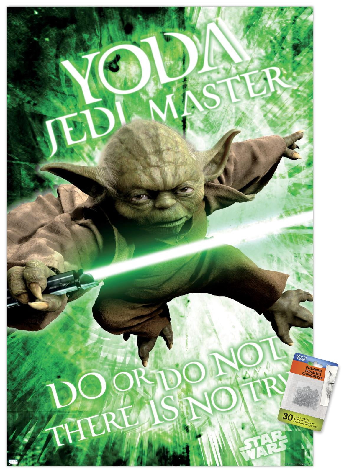 Star Wars: Saga - Yoda Wall Poster with Push Pins, 22.375" x 34"