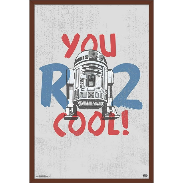 Star Wars: Saga - You R2 Cool Wall Poster, 22.375" x 34" Framed