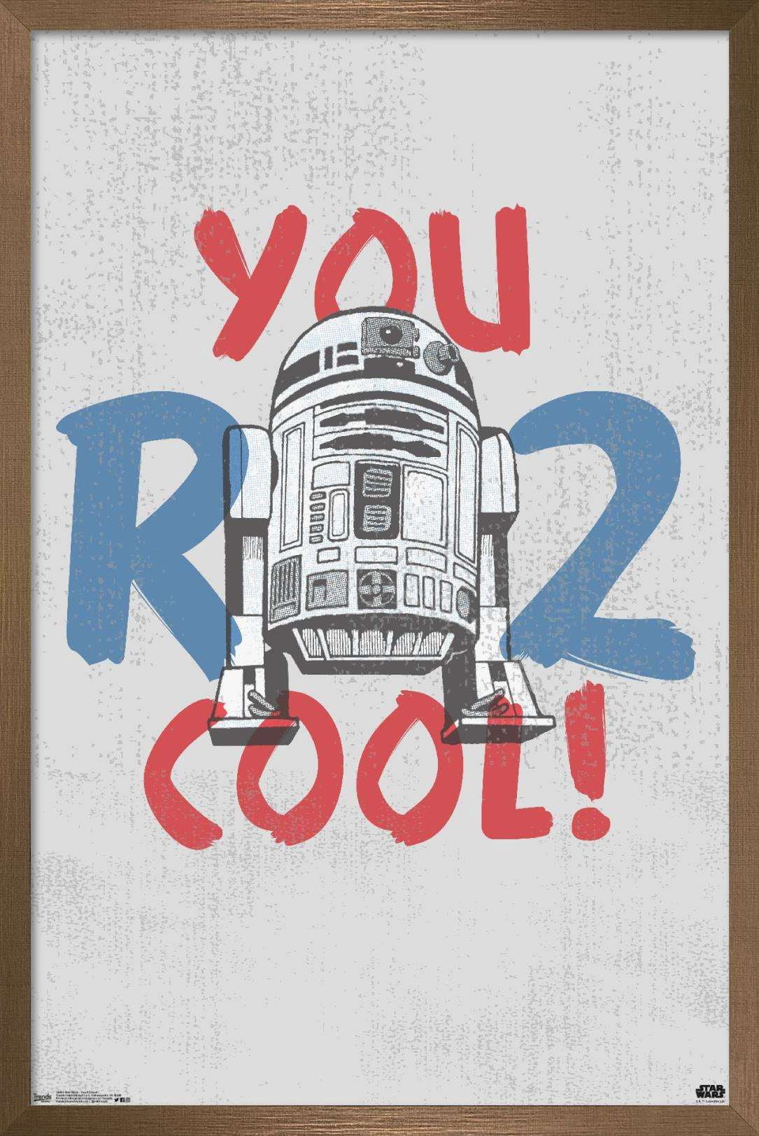 Star Wars: Saga - You R2 Cool Wall Poster, 22.375" x 34", Framed