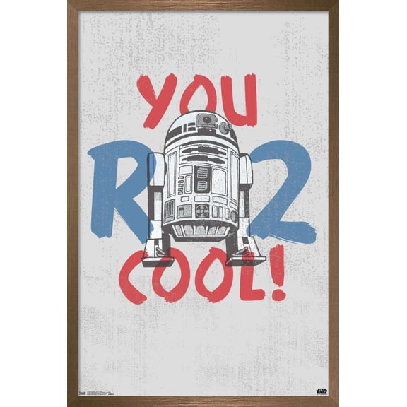 Star Wars: Saga - You R2 Cool Wall Poster, 22.375" x 34", Framed