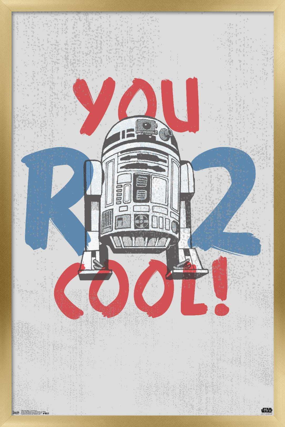 Star Wars: Saga - You R2 Cool Wall Poster, 22.375" x 34", Framed