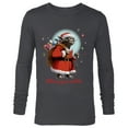 thumbnail image 1 of Star Wars Santa Yoda Merry You Will Be - Long Sleeve T-Shirt for Men -Customized-Charcoal Heather, 1 of 5