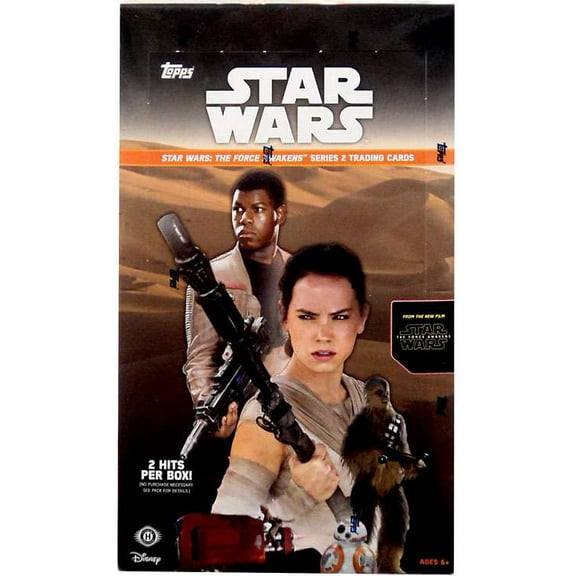 Star Wars Series 2 The Force Awakens Trading Card Hobby Box