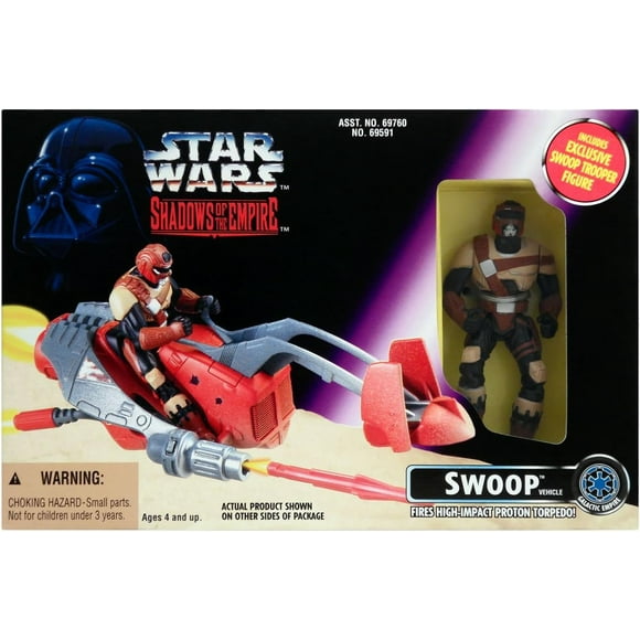 Star Wars Shadows of the Empire Swoop Vehicle with Swoop Trooper Action Figure by Kenner
