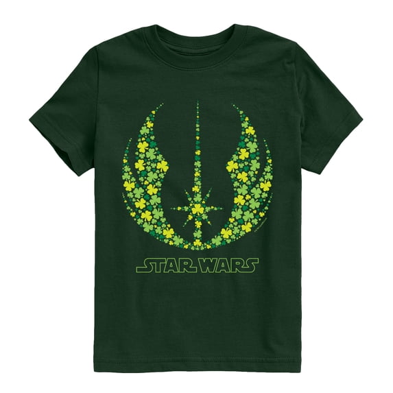 Star Wars - Shamrock Jedi Crest Short Sleeve Graphic T-Shirt
