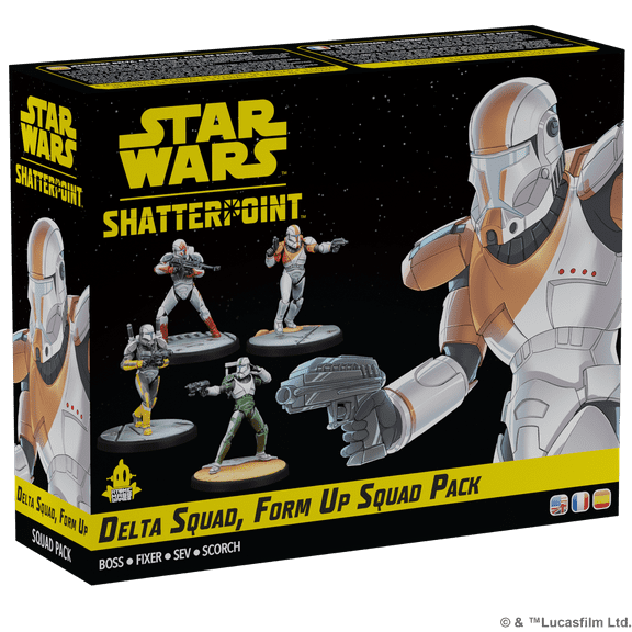 Star Wars: Shatterpoint - Delta Squad, Form Up Squad Pack for Ages 14+, from Asmodee