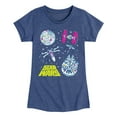 thumbnail image 1 of Star Wars - Millennium Falcon, Death Star, & Ships - Toddler And Youth Girls Fitted Short Sleeve Tee, 1 of 5