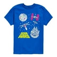 thumbnail image 1 of Star Wars - Millennium Falcon, Death Star, & Ships - Toddler And Youth Short Sleeve Tee, 1 of 5