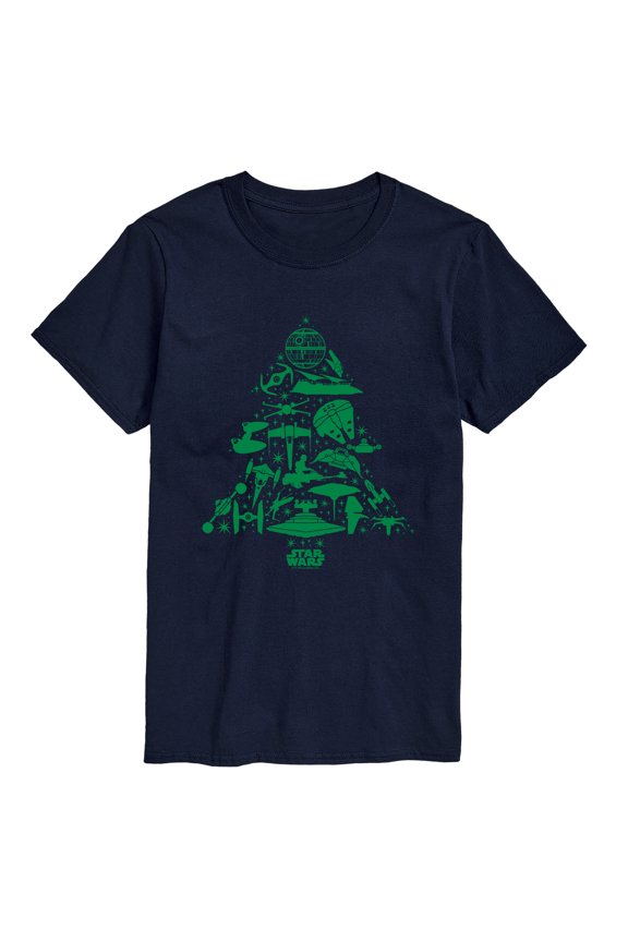 - Ship Tree - Men's Short Sleeve Graphic T-Shirt