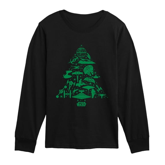 Star Wars - Ship Tree - Youth Boys Long Sleeve Graphic T-Shirt