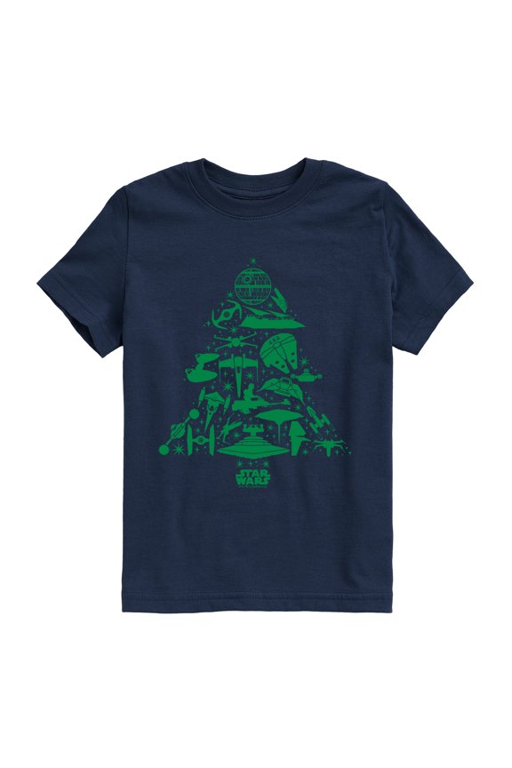 - Ship Tree - Youth Boys Short Sleeve Graphic T-Shirt